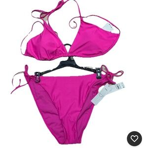 Vibrant Pink Bikini Set size XL